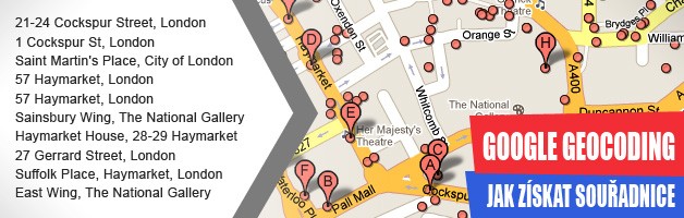 PHP a Google Maps: Jak získat GPS souřadnice pro adresu